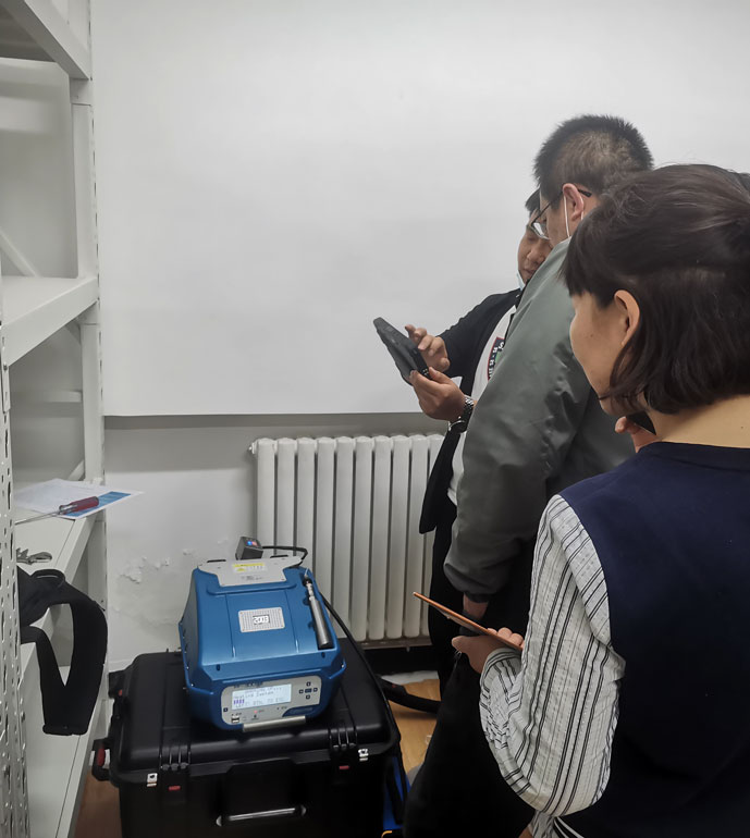 固原市生態(tài)環(huán)境監(jiān)測站PF-300驗收培訓